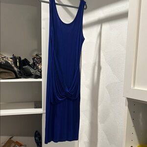 Love Tree Royal Blue Midi Dress